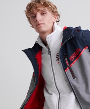 Superdry Hooded Paralex SD-Windtrekker Férfi Kabát Szürke | BYHAW9823